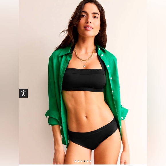 Boden bikini swimsuit Santorini. Sz 12 . Black & white. IG